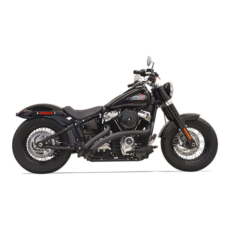 Bassani Radial Sweepers Exhaust With Heat Shields For Harley - Image 3