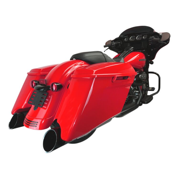 Khrome Werks HP-Plus 4.5" Slip-On Mufflers For Harley Touring 2017-2025 - Image 3