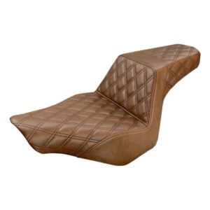 Saddlemen Step-Up LS Lattice Stitch Seat For Harley