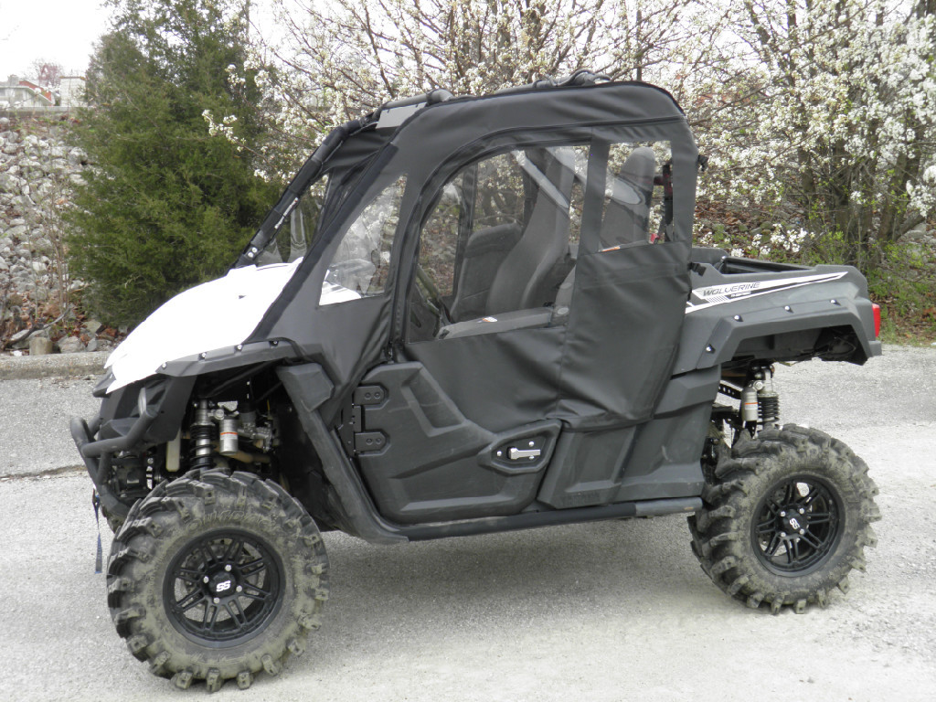 Yamaha Wolverine Full Cab Enclosure for Hard Windshield - Image 3