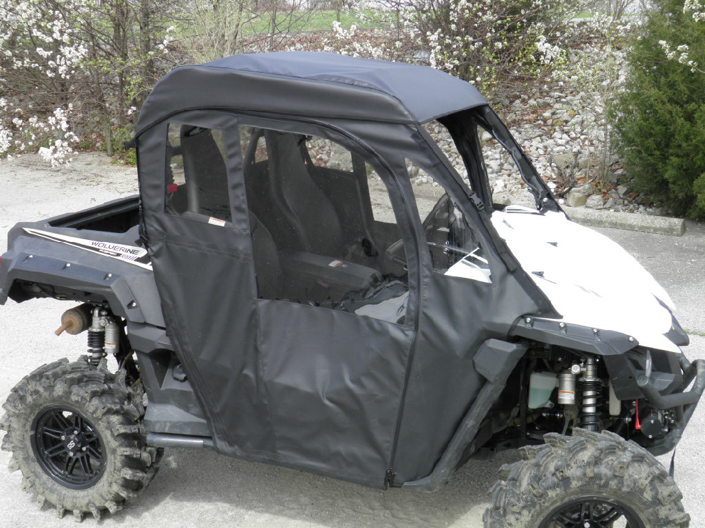 Yamaha Wolverine Full Cab Enclosure for Hard Windshield