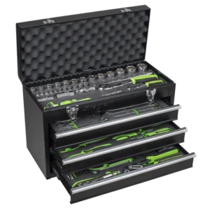 Siegen S01266 Portable Tool Chest 3 Drawer with 98pc Tool Kit